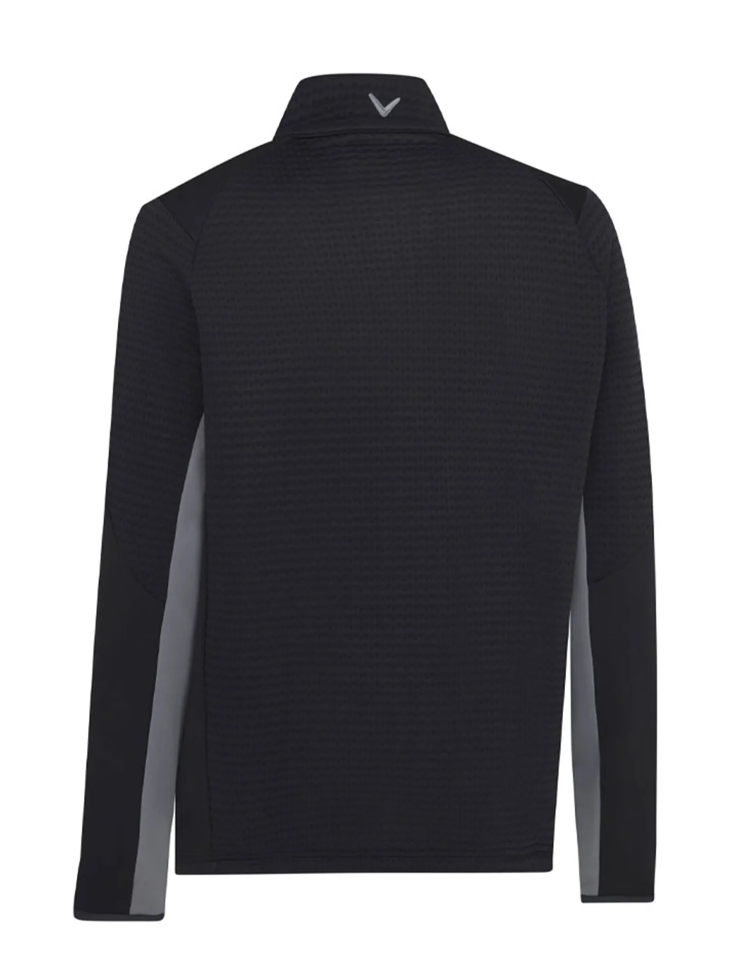 Callaway Jumpers|Textured 1/4-Zip Pullover - Caviar