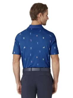 Callaway Shirts|Time Lapse Polo - Galaxy Blue