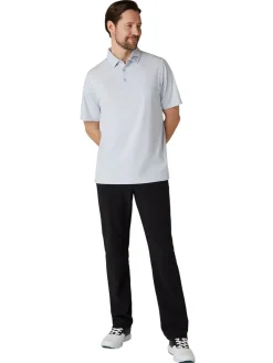 Callaway Shirts|Ventilated Classic Jacquard Golf Polo - Grey Dawn