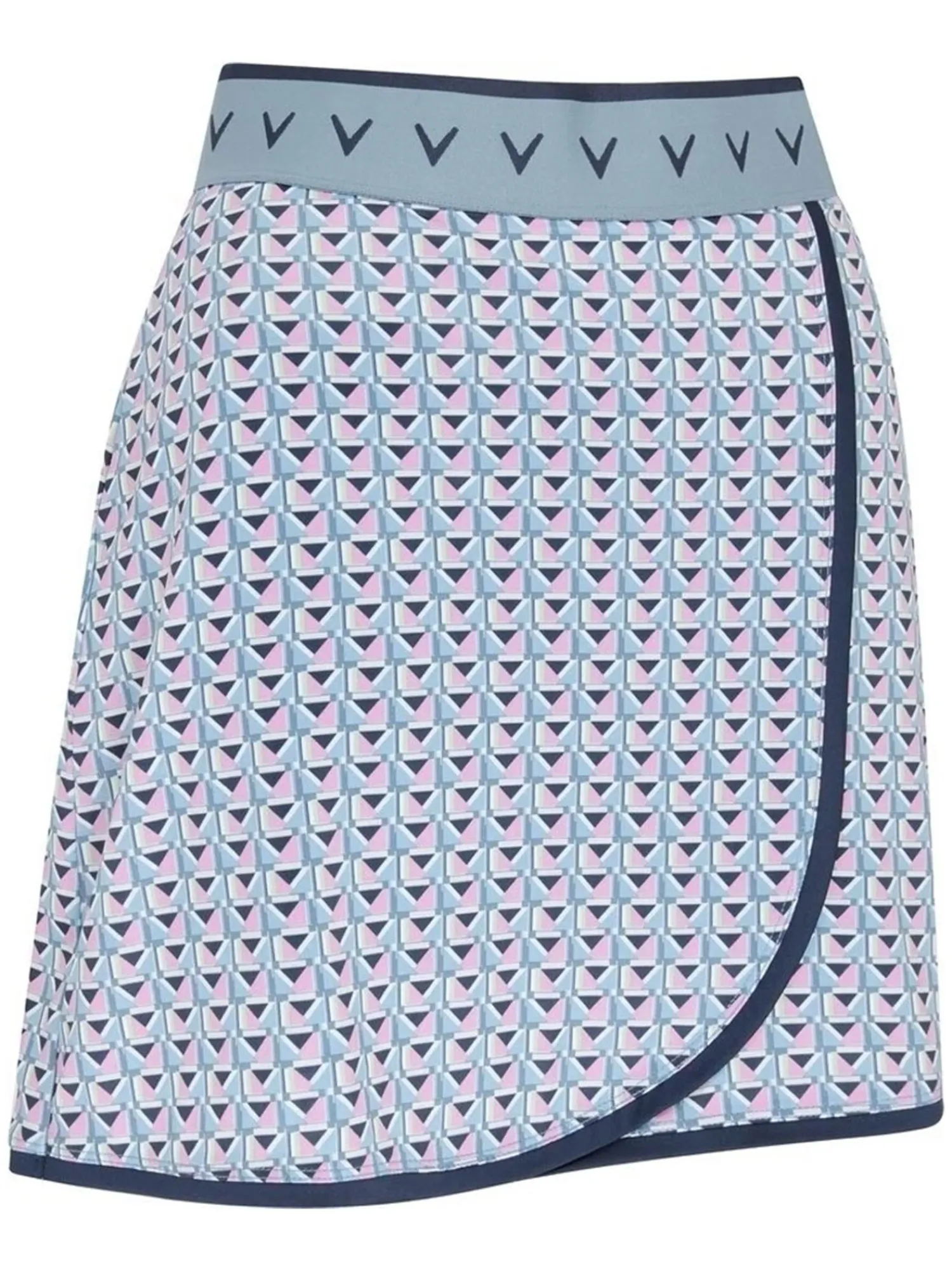 Callaway Skorts & Dresses|Women's Chev Geo 17-Inch Wrap Skort - Flint Stone