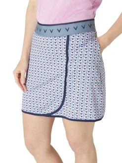 Callaway Skorts & Dresses|Women's Chev Geo 17-Inch Wrap Skort - Flint Stone