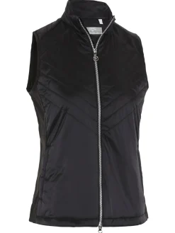 Callaway Vests|Women's Chev Primaloft Vest - Caviar