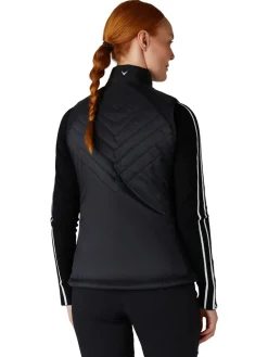 Callaway Vests|Women's Chev Primaloft Vest - Caviar