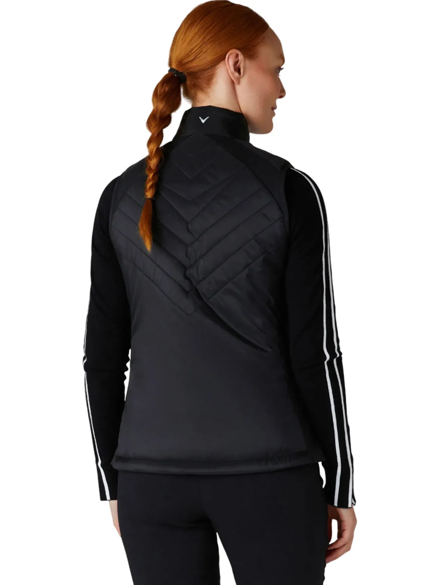 Callaway Vests|Women's Chev Primaloft Vest - Caviar
