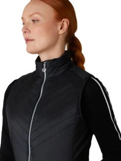 Callaway Vests|Women's Chev Primaloft Vest - Caviar