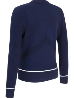 Callaway Jumpers|Women's Chev Sweater - Peacoat