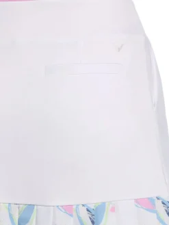 Callaway Skorts & Dresses|Women's Linear Petals 17-Inch Skort - Brilliant White