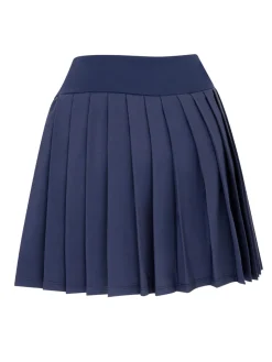 Callaway Skorts & Dresses|Women's Pleat High Waist 16-Inch Skort - Peacoat