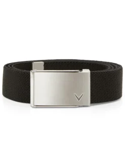 Callaway Belts|Women's Solid Webbed Belt