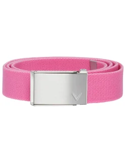 Callaway Belts|Women's Solid Webbed Belt