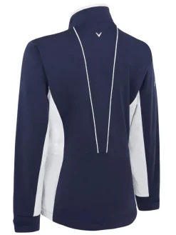 Callaway Wind & Rain Wear|Women's Stormlite Liberty Waterproof Jacket - Peacoat/Brilliant White