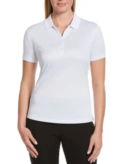 Callaway Shirts|Women's SwingTech Solid Polo - Bright White