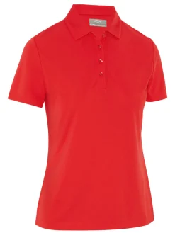 Callaway Shirts|Women's Tournament Polo - True Red