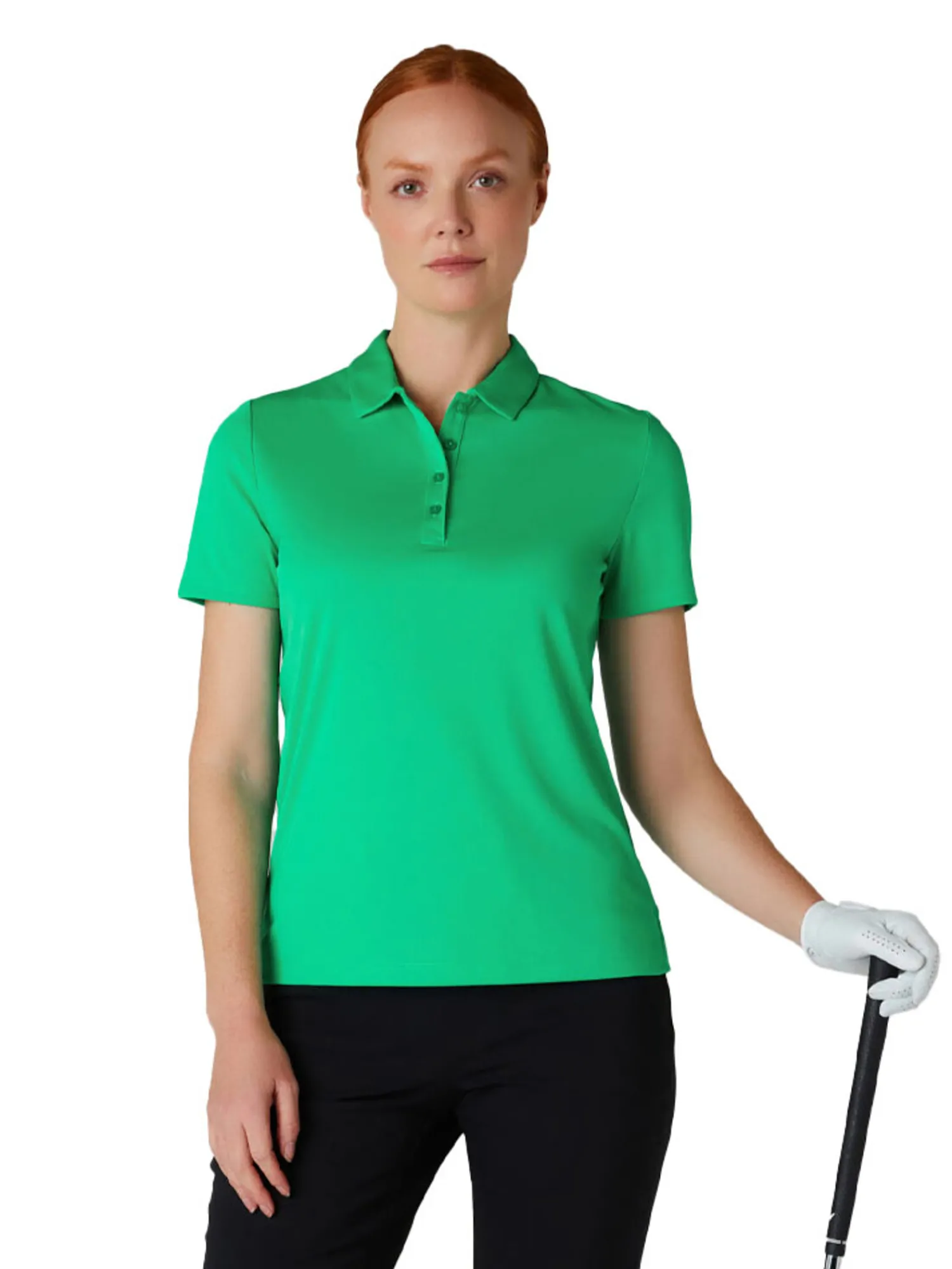 Callaway Shirts|Women's Tournament Polo - Holly Green