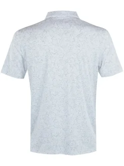 Calvin Klein Shirts|Abstract Watercolour Printed Polo Shirt - White