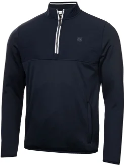 Calvin Klein Jumpers|Atlantic Hybrid Half Zip - Navy