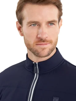 Calvin Klein Jumpers|Atlantic Hybrid Half Zip - Navy