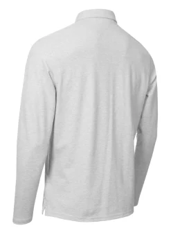 Calvin Klein Shirts|Bayard Long Sleeve Polo - Silver Marl