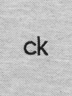 Calvin Klein Shirts|Bayard Long Sleeve Polo - Silver Marl