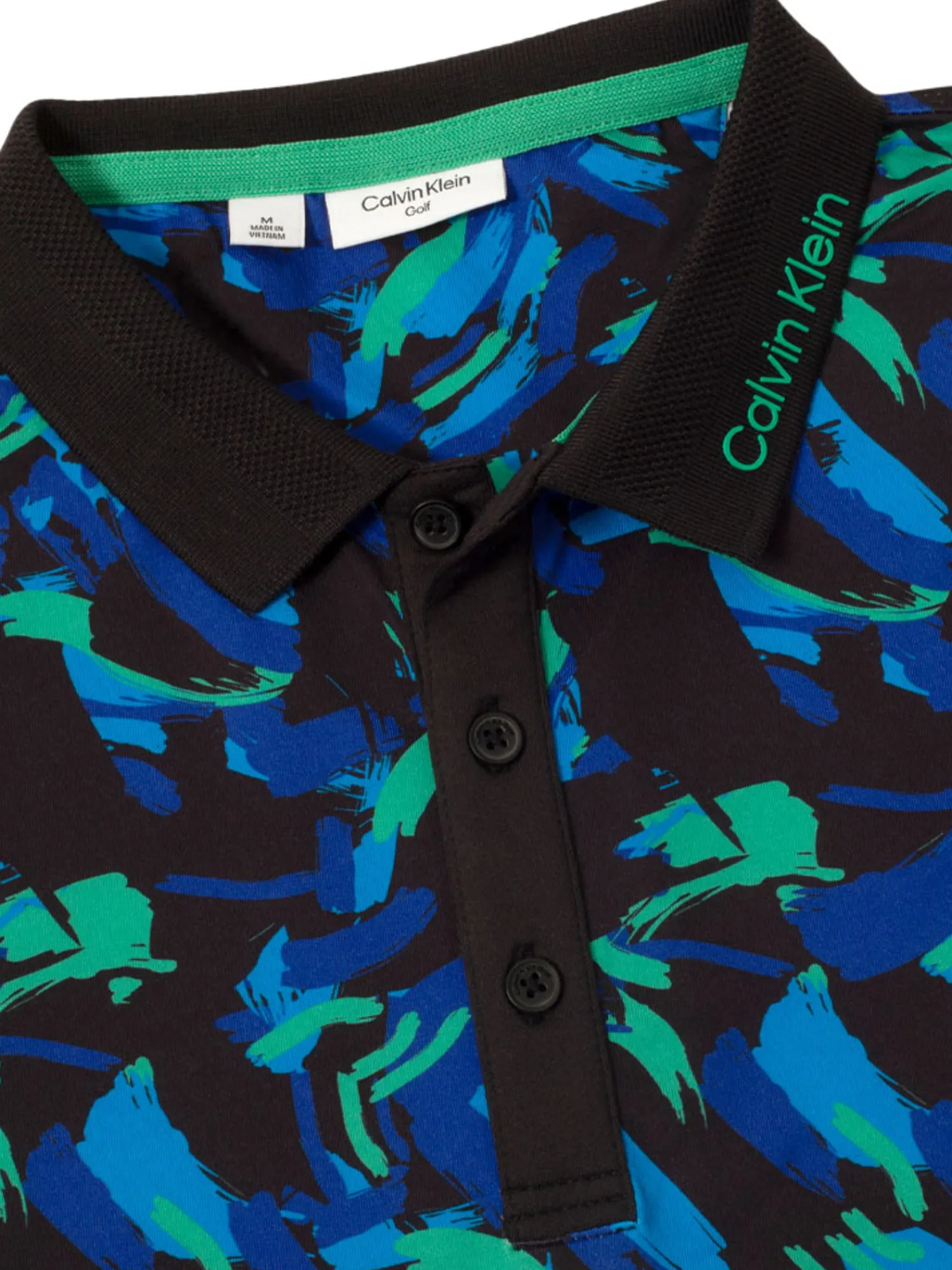 Calvin Klein Shirts|Brushstroke Print Polo - Brushstroke Print