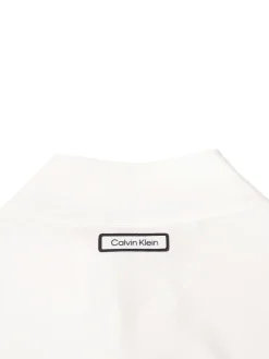 Calvin Klein Jumpers|Concord Half Zip Sweater - White