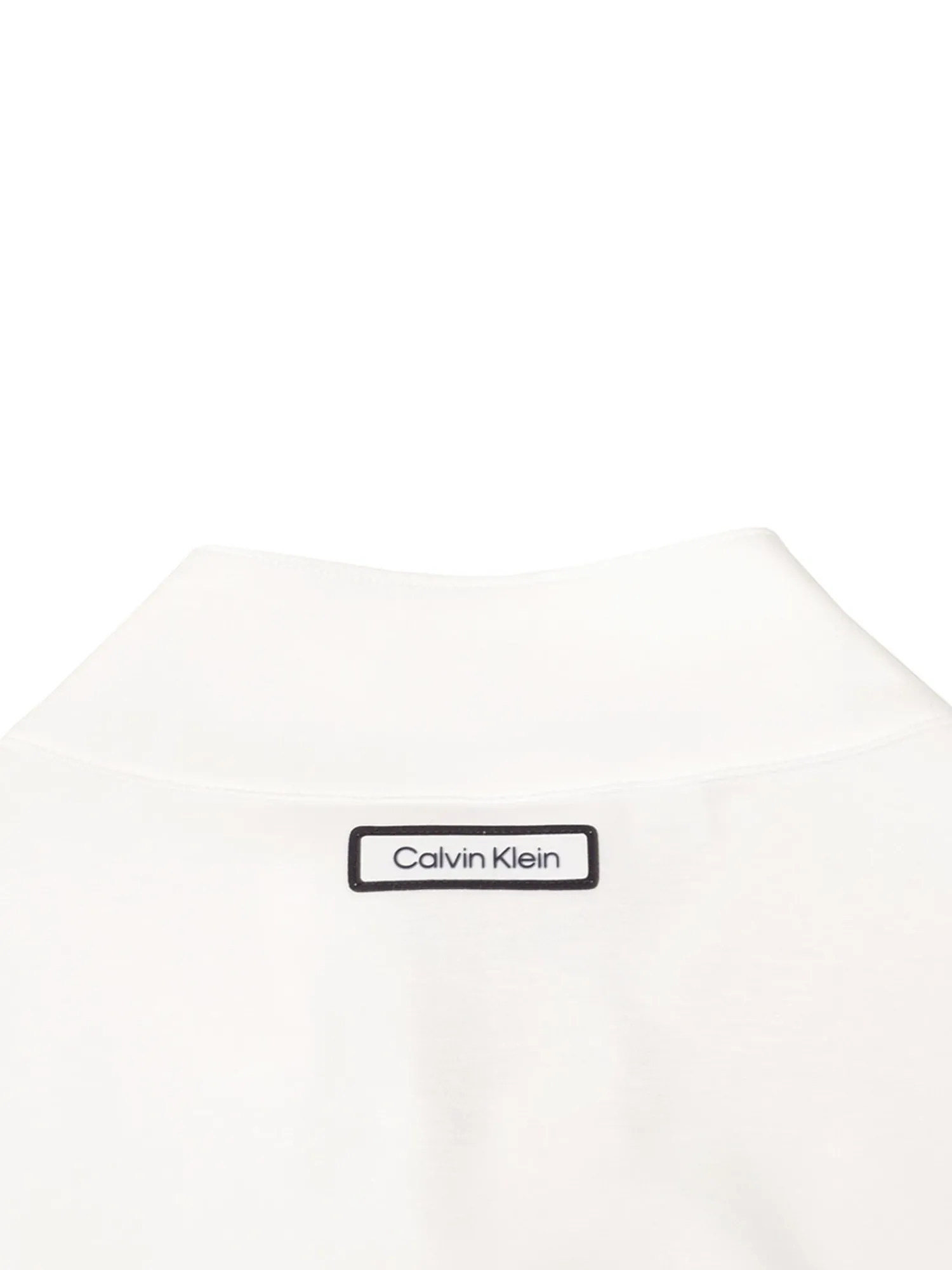 Calvin Klein Jumpers|Concord Half Zip Sweater - White