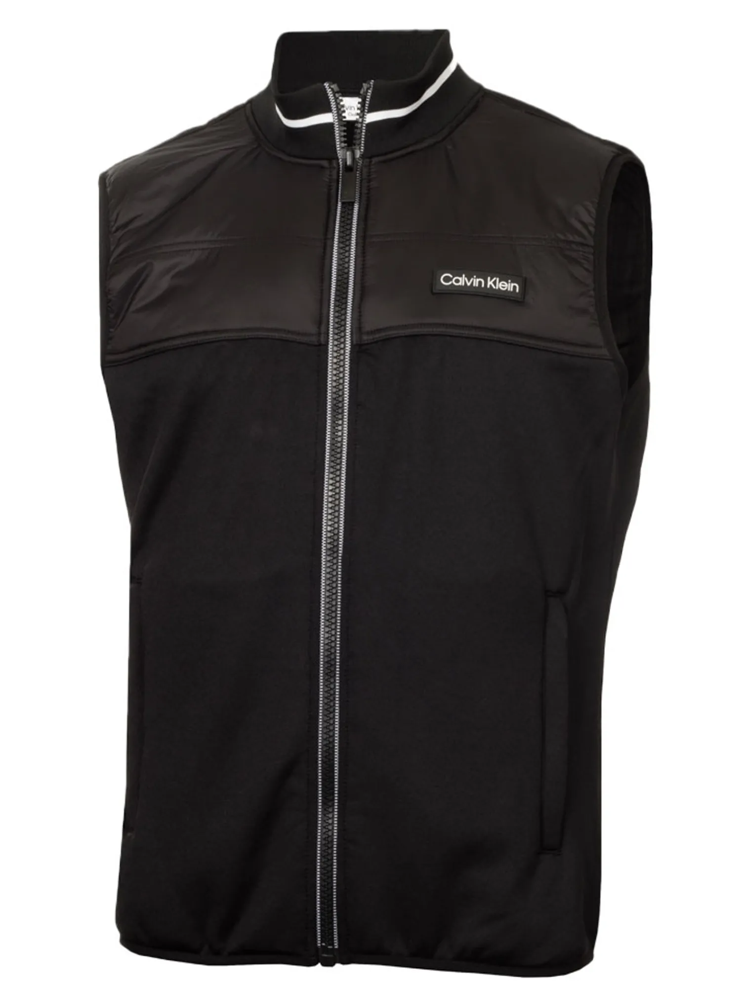 Calvin Klein Clearance Clothing|Concourse Hybrid Full-Zip Gilet - Black