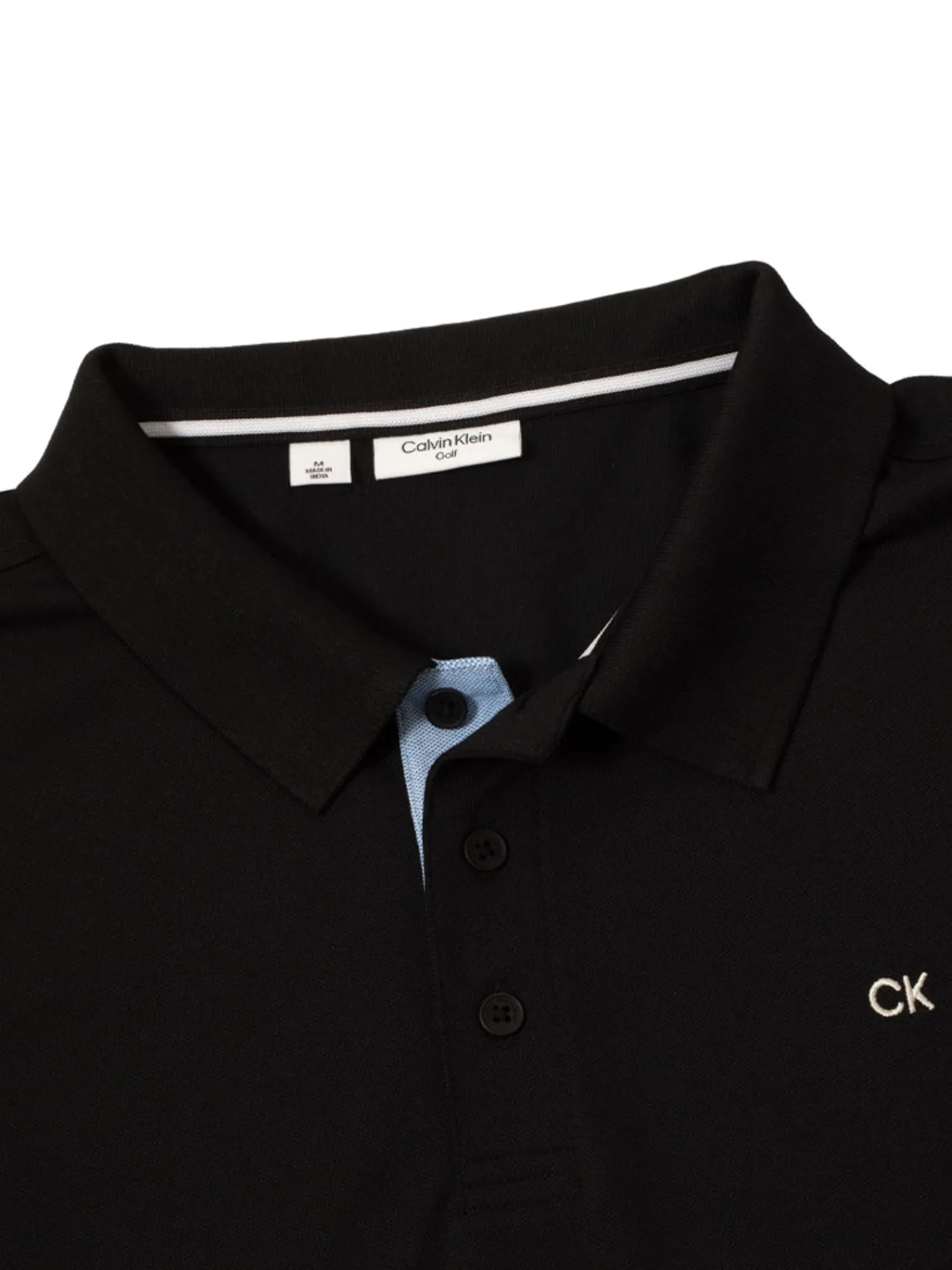 Calvin Klein Shirts|Cotton Blend Quad Polo - Black