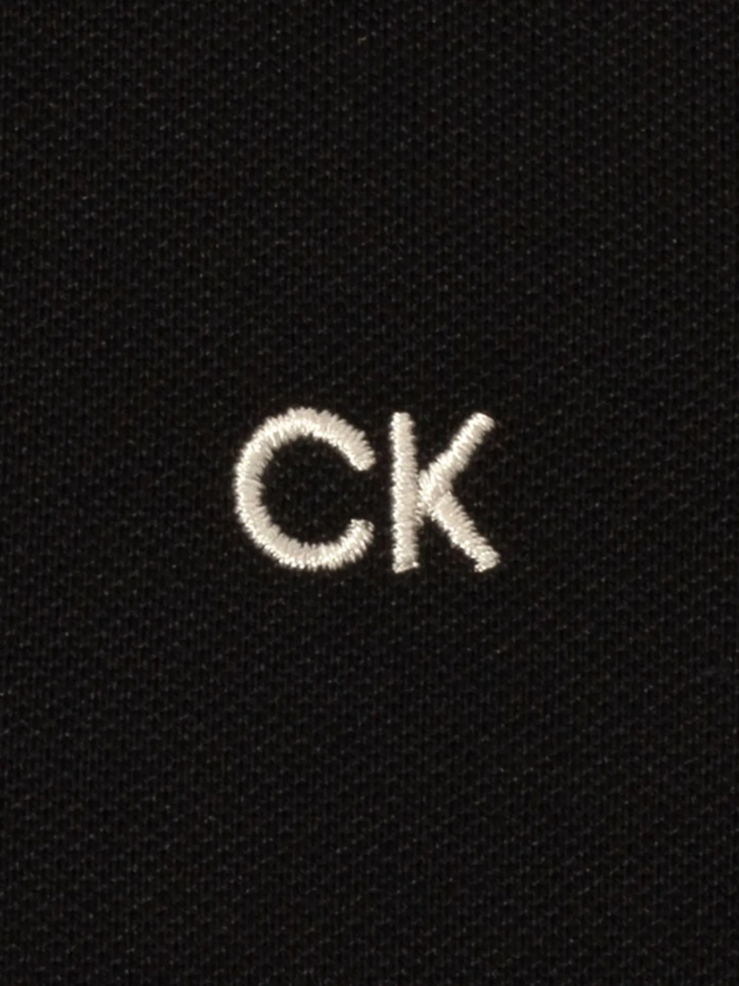 Calvin Klein Shirts|Cotton Blend Quad Polo - Black