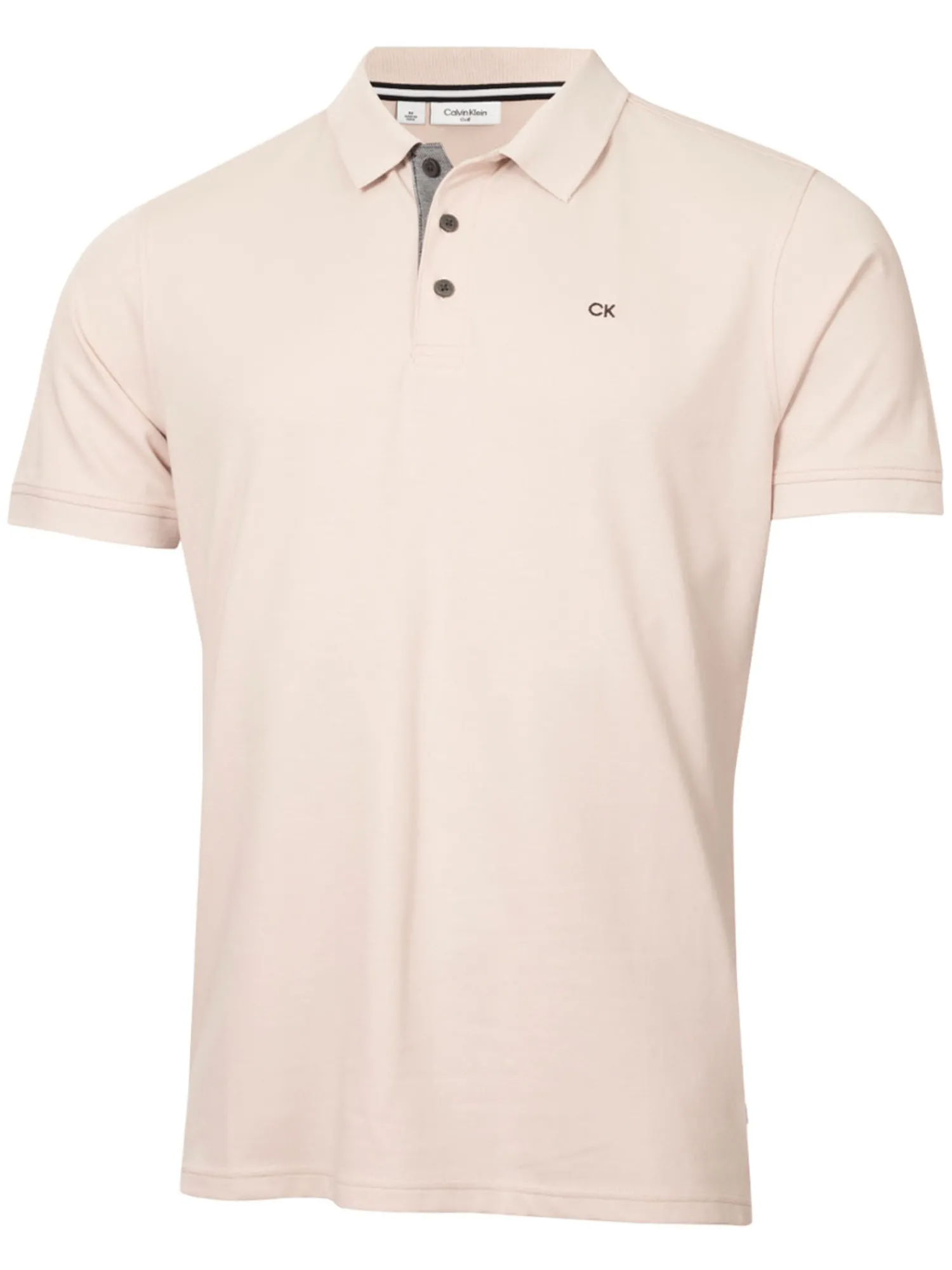 Calvin Klein Shirts|Cotton Blend Quad Polo - Stone