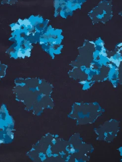 Calvin Klein Shirts|Cyber Floral Print Polo Shirt - Navy