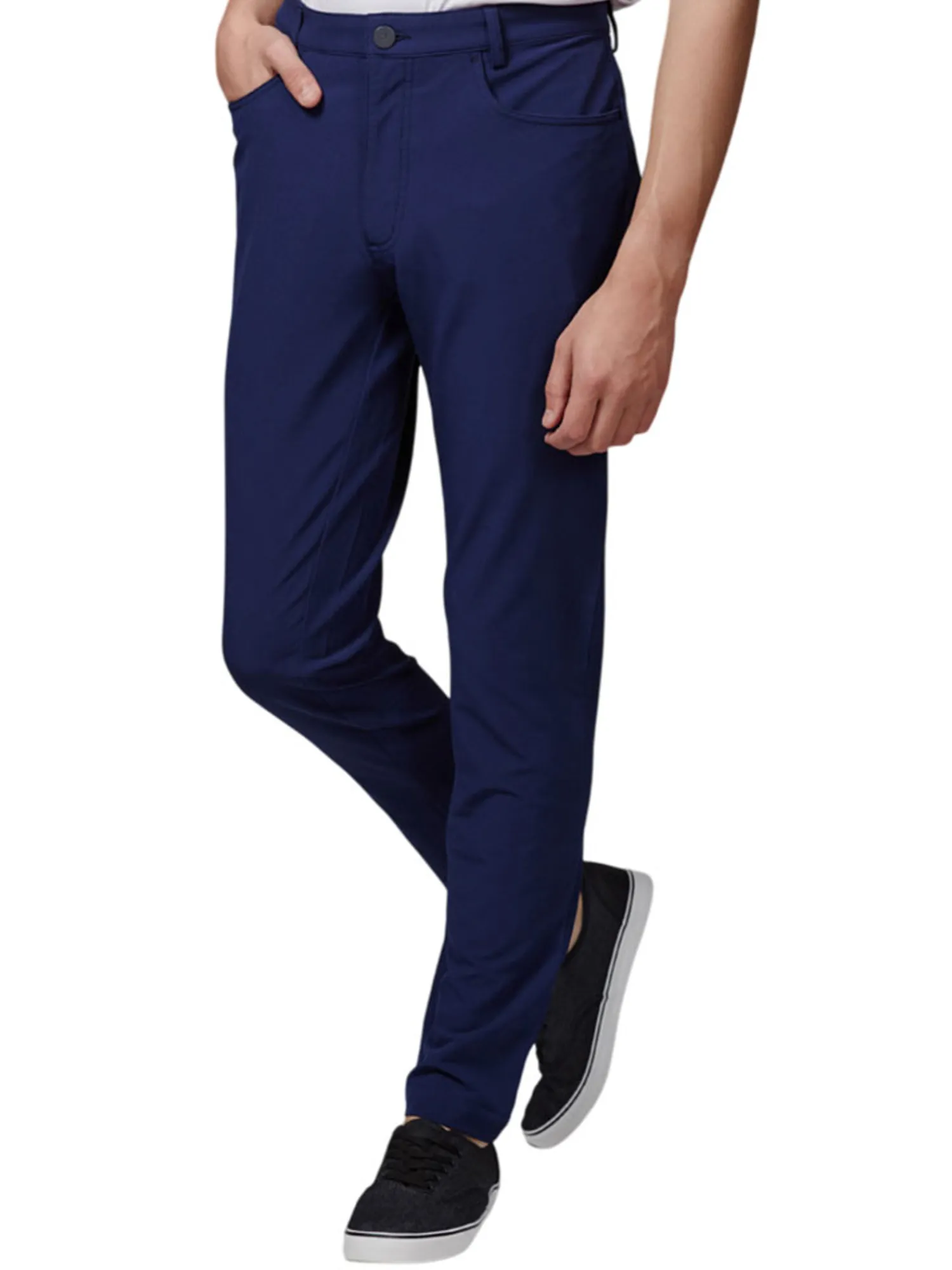 Calvin Klein Pants|Genius 4-Way Stretch Slim Fit Trouser - Dark Navy