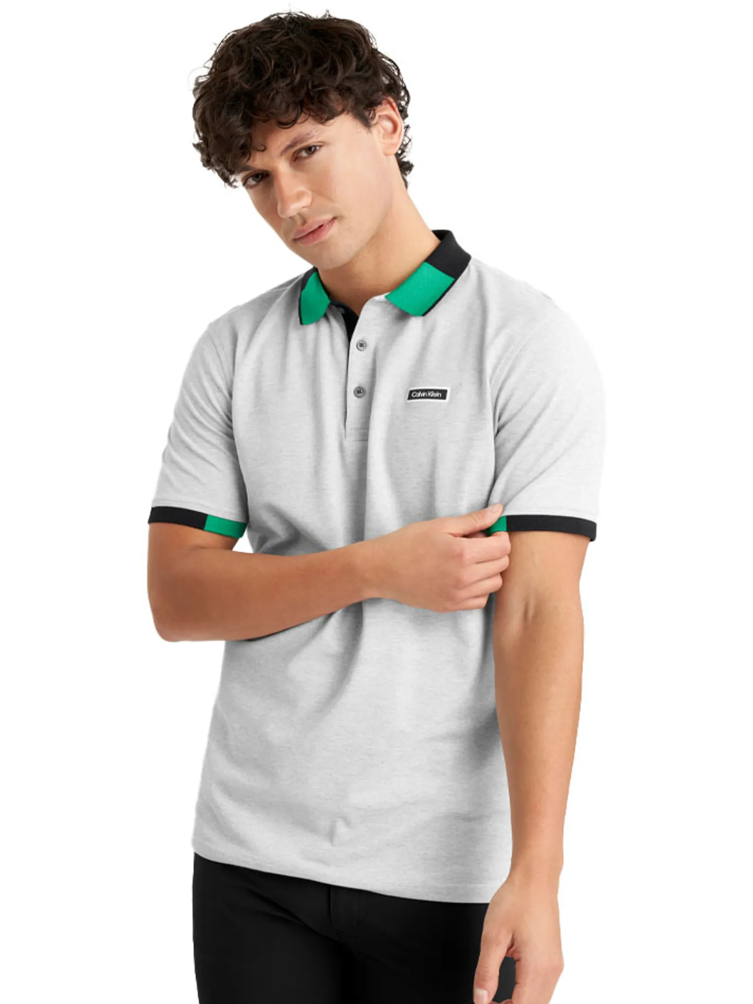 Calvin Klein Shirts|Madison Polo - Silver Marl