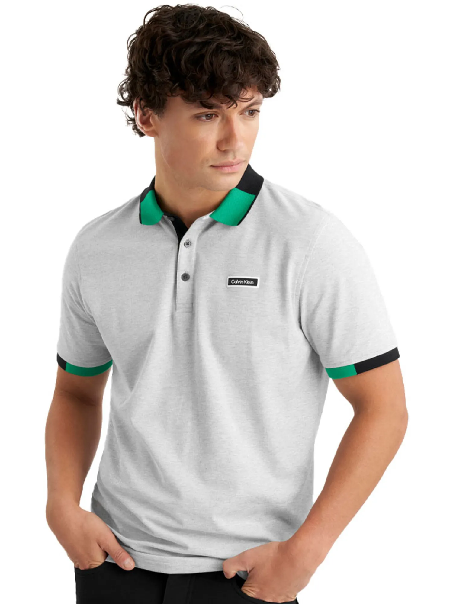 Calvin Klein Shirts|Madison Polo - Silver Marl