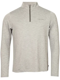 Calvin Klein Clearance Clothing|Pinehurst 1/4-Zip Layering - Silver