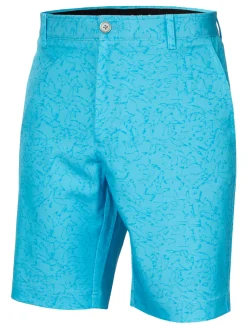 Calvin Klein Shorts|Printed Bullet Regular Fit Stretch Short - Aquarius