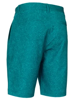 Calvin Klein Shorts|Printed Bullet Regular Fit Stretch Short - Sea Green