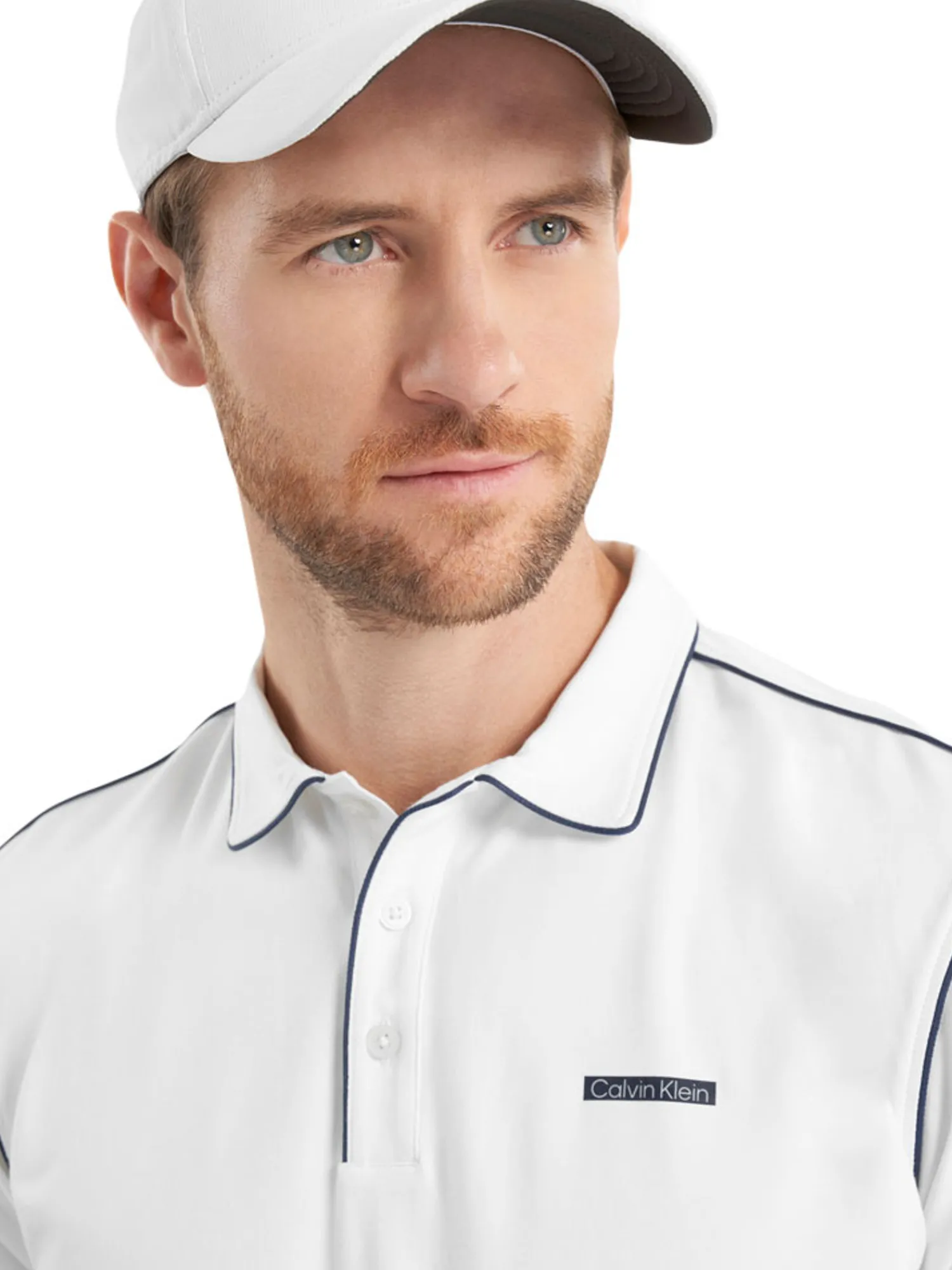 Calvin Klein Shirts|San Marcos Polo Shirt - White