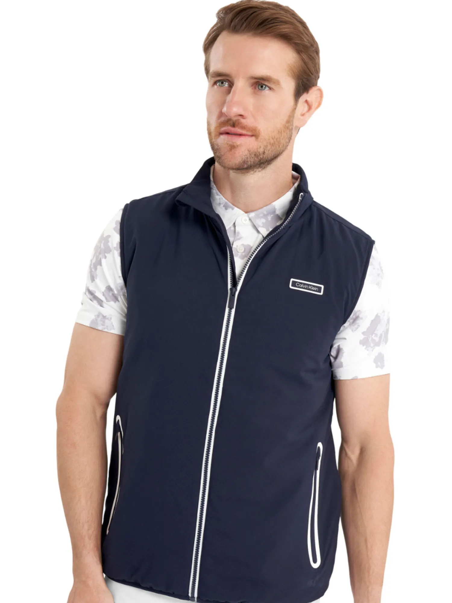 Calvin Klein Vests|Trinity Lightweight Gilet - Navy