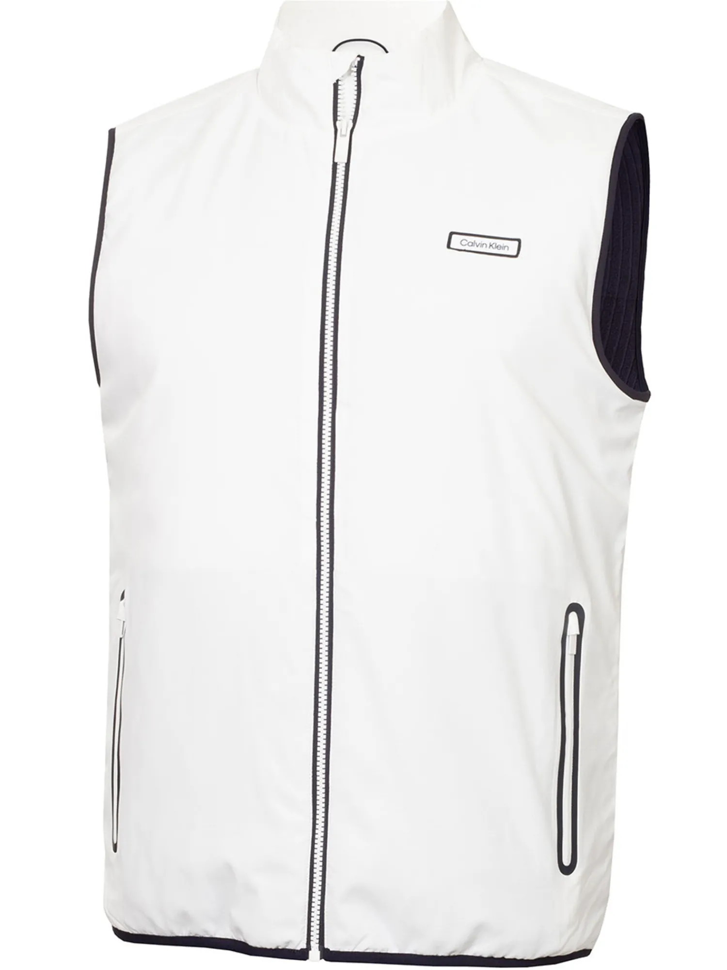 Calvin Klein Vests|Trinity Lightweight Gilet - White