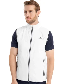 Calvin Klein Vests|Trinity Lightweight Gilet - White
