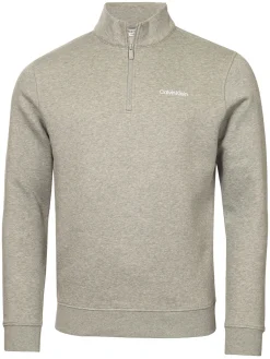 Calvin Klein Clearance Clothing|West Lake Half Zip Layering - Grey Marl