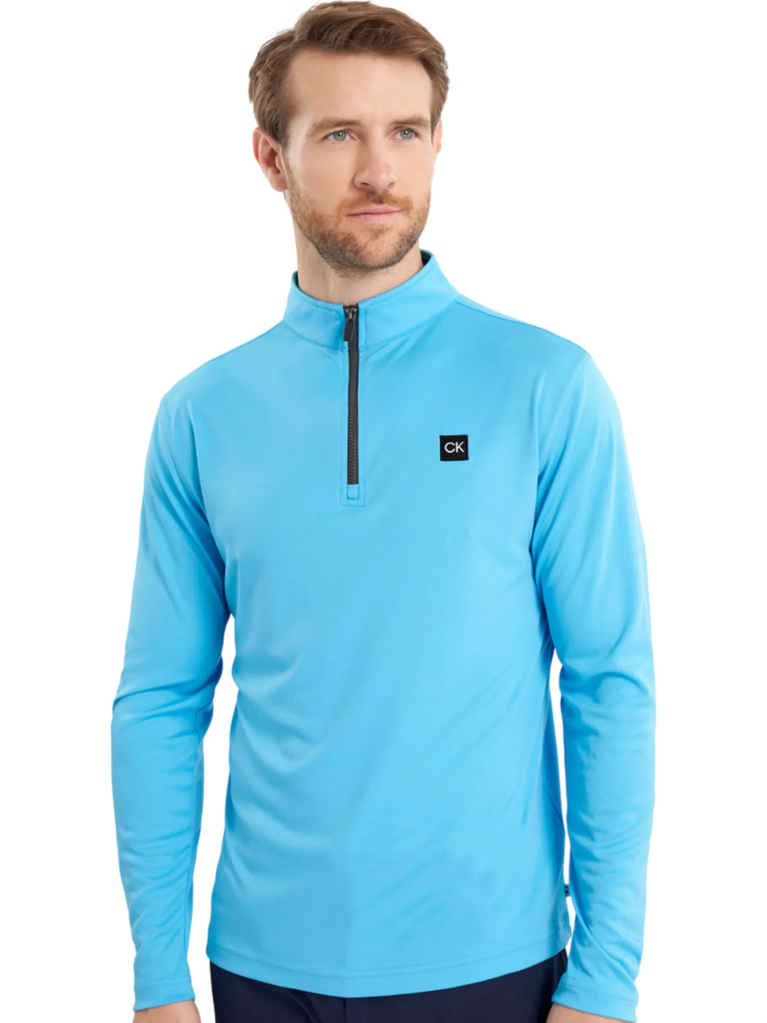 Calvin Klein Jumpers|Westgate Half Zip - Aquarius