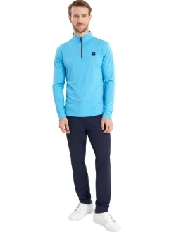 Calvin Klein Jumpers|Westgate Half Zip - Aquarius