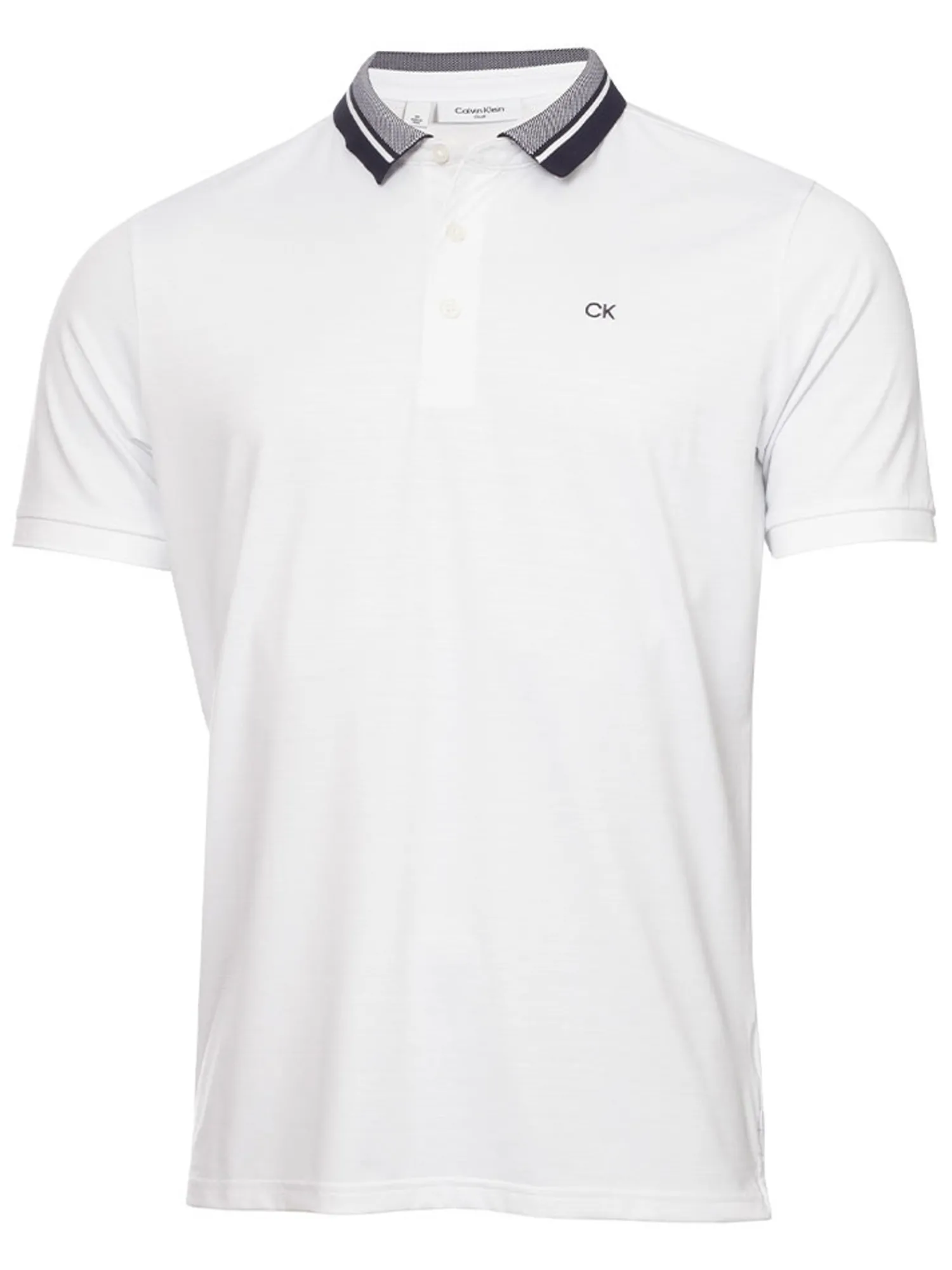 Calvin Klein Clearance Clothing|Whisper Polo Shirt - White