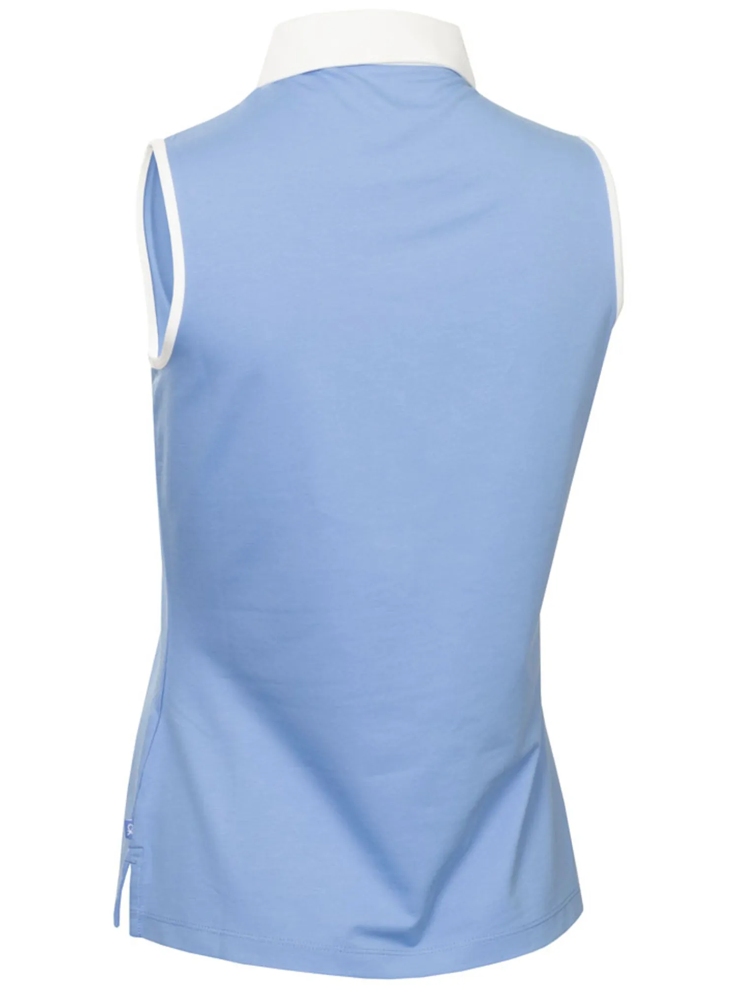 Calvin Klein Shirts|Womens Bellevue Sleeveless Polo Shirt - Cornflower Blue