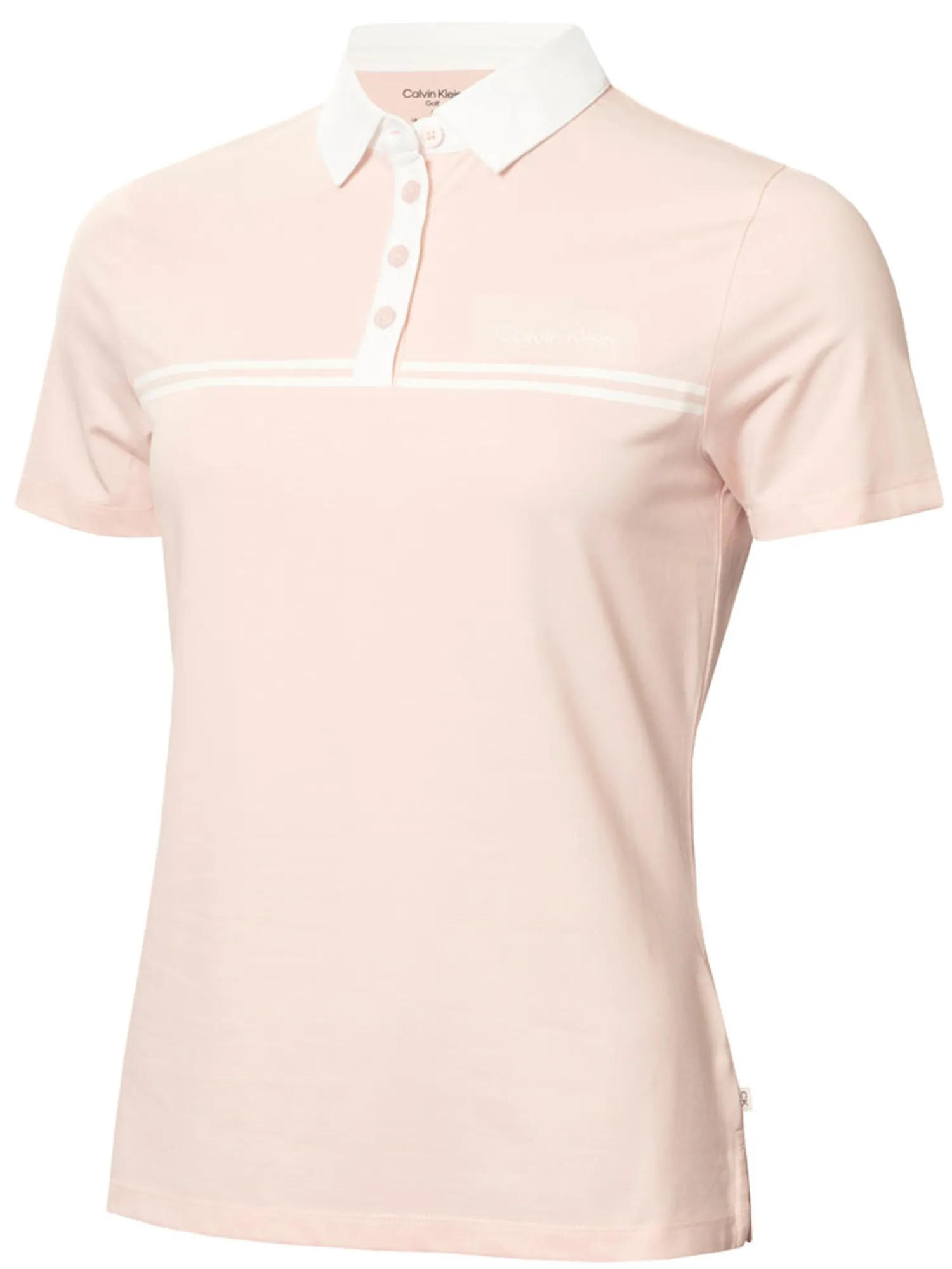 Calvin Klein Shirts|Womens Bellevue Polo Shirt - Shell Pink