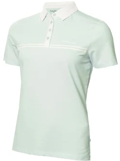 Calvin Klein Shirts|Womens Bellevue Polo Shirt - Light Jade