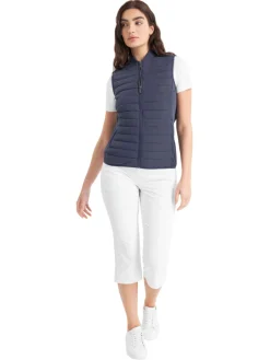 Calvin Klein Vests|Womens Beryline Hybrid Gilet - Navy