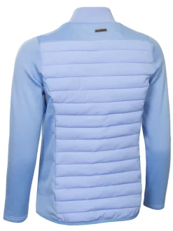 Calvin Klein Jumpers|Womens Beryline Hybrid Jacket - Cornflower Blue